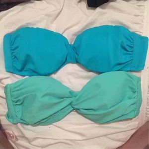 Bandeau bikini tops bundle of two
